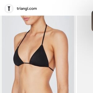 Black Triangl Bikini Top (TOP ONLY)